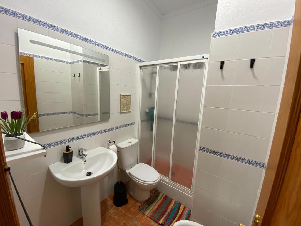 Kúpeľňa v ubytovaní CASA DEL PEZ Vivienda a pie de calle en Agua Amarga a 250 metros de la playa