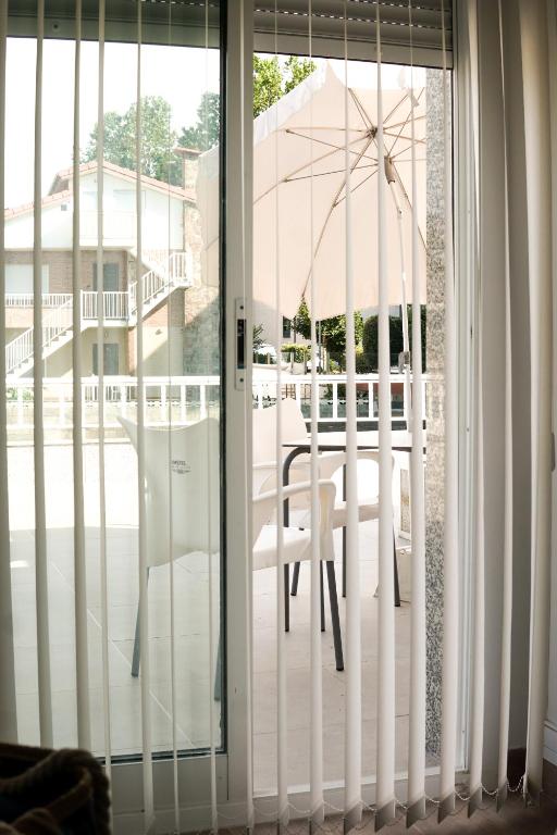 Балкон или терраса в Hostal Montevideo beachfront