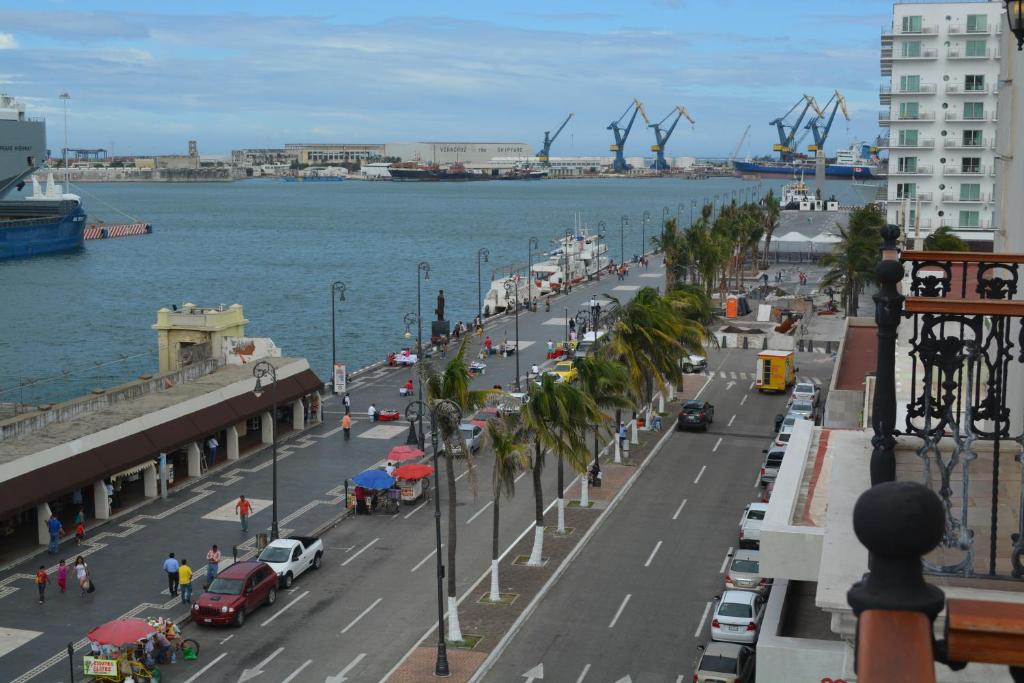 Nespecifikovaný výhled na destinaci Veracruz nebo výhled na město při pohledu z hotelu