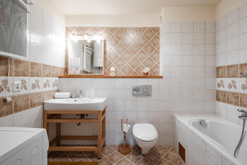 Kúpeľňa v ubytovaní Apartamenty Butorowy Zakopane