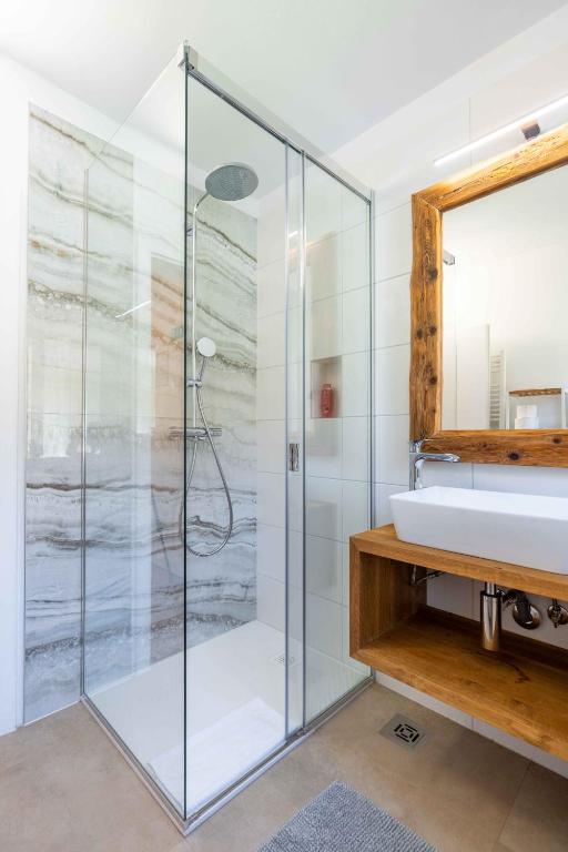 Koupelna v ubytování Apartma Peček Kranjska Gora