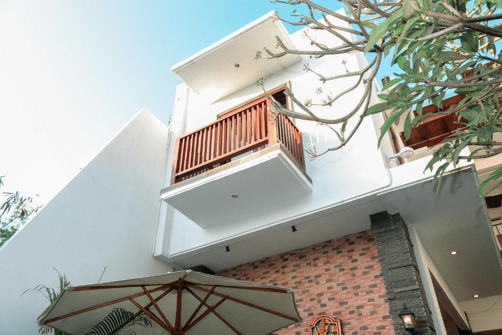 Balkón nebo terasa v ubytování Argya Santi Suite and Villas