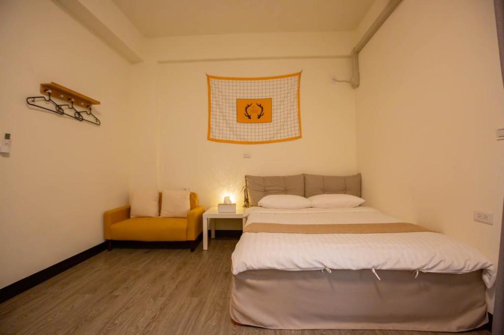 Letto o letti in una camera di Meet Xiashu