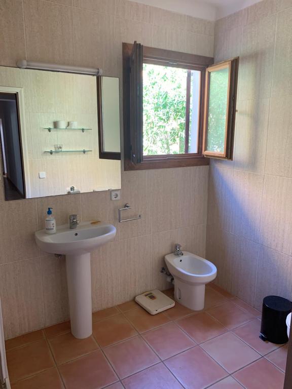 Koupelna v ubytování Gemütliches Ferienhaus am Club Nautico, Santa Ponça