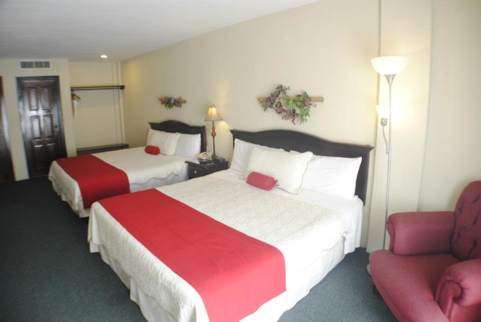 Postel nebo postele na pokoji v ubytování Apart Hotel La Cordillera