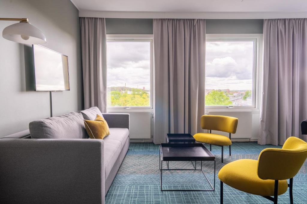 Posezení v ubytování Quality Hotel Park Södertälje City