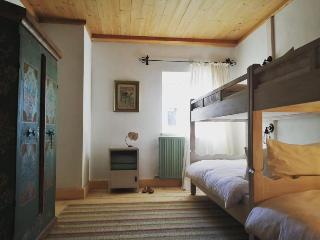Postel nebo postele na pokoji v ubytování Bodenschmiede