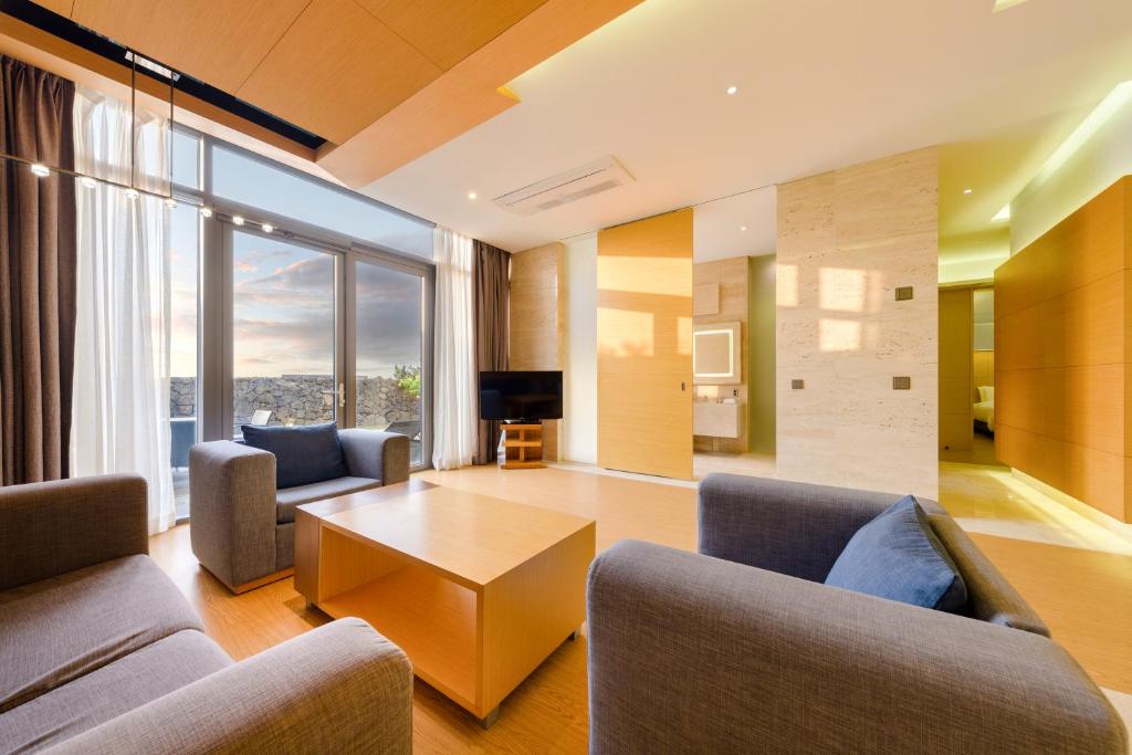 Posezení v ubytování STANFORD Hotel & Resort Jeju