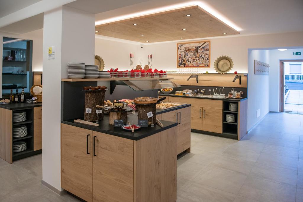 Kuchyň nebo kuchyňský kout v ubytování Hotel Gran Pre