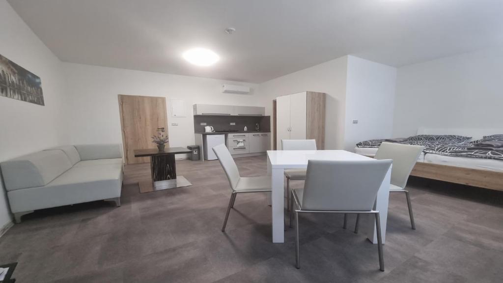 Posezení v ubytování Apartmány U Jiříka