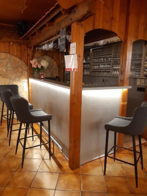 Lounge nebo bar v ubytování Gästezimmer Klinger-Tongisch