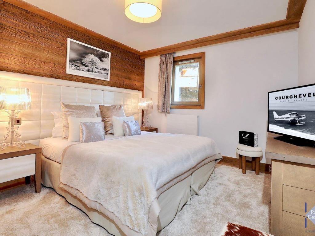 Fotografia z galérie ubytovania Appartement luxueux 112m², 4 chambres, proche pistes et télécabines, parking privé, Courchevel 1550 - FR-1-664-4 v destinácii Courchevel