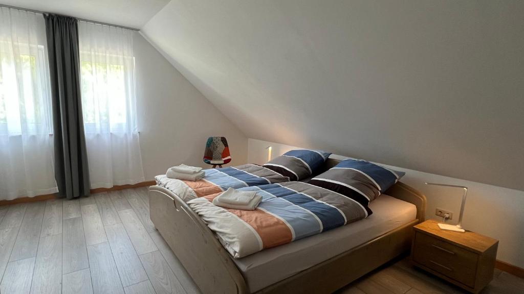 Säng eller sängar i ett rum på Casa Philippi