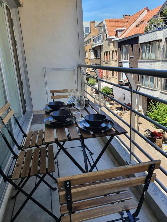 Balkón nebo terasa v ubytování stevans place