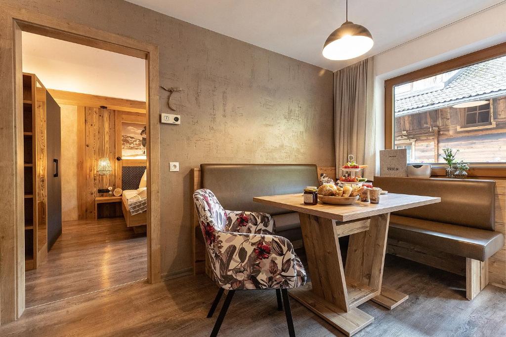 Köök või kööginurk majutusasutuses Haus Kreidl