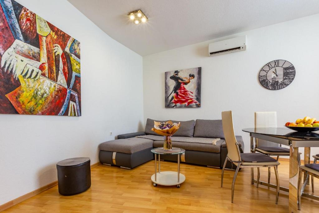 Posezení v ubytování Vale apartment with balcony