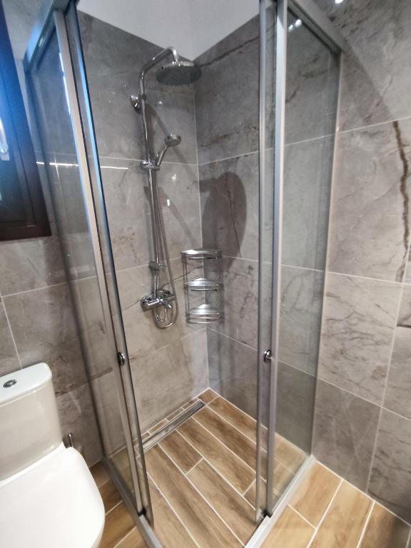 Koupelna v ubytování Erietta Rooms