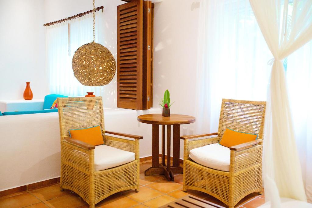 Posezení v ubytování Hotel Rancho Encantado