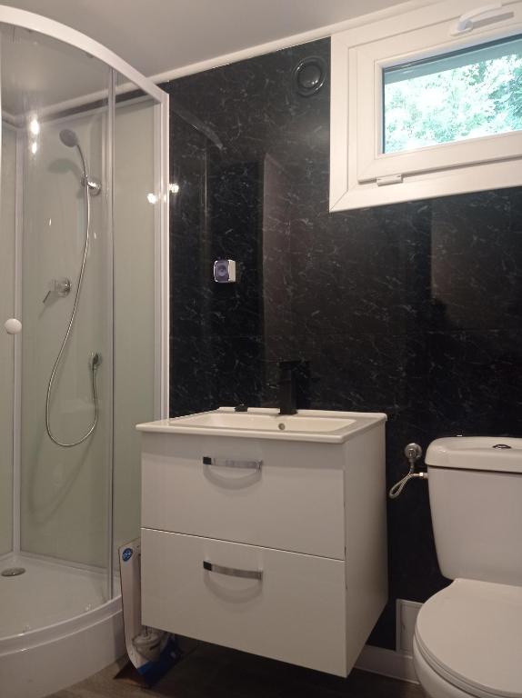 Kúpeľňa v ubytovaní Dom Gościnny "Pod Siódemką"