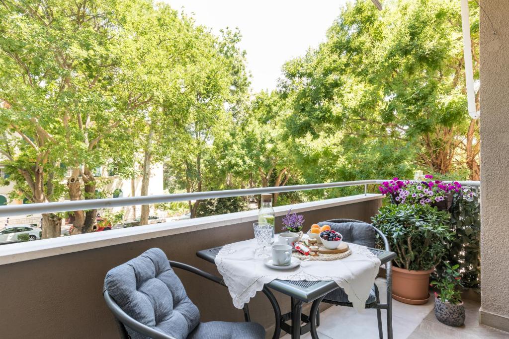 Balkón alebo terasa v ubytovaní Top Location Apartment "Park"