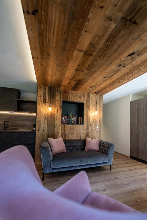 Istumisnurk majutusasutuses Das Lindtal - Appartements