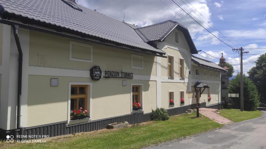 Budova, kde se penzion nachází