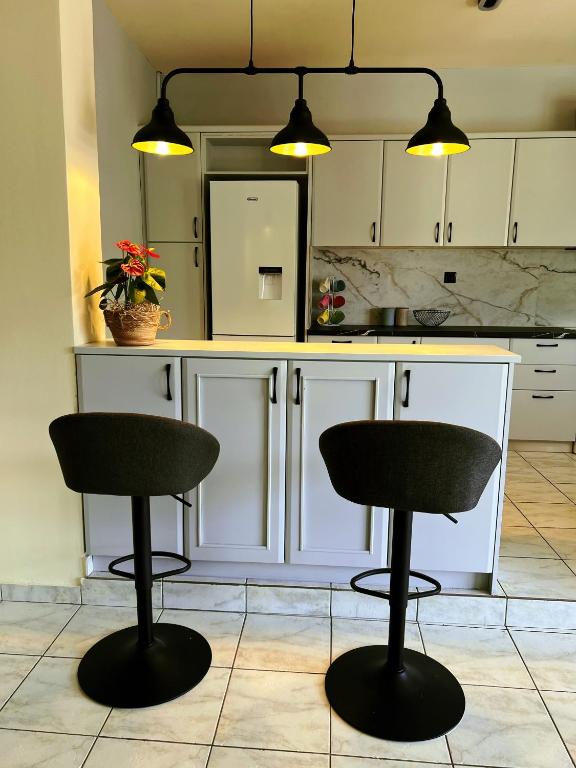 Kuchyňa alebo kuchynka v ubytovaní Kalamata Garden Suite