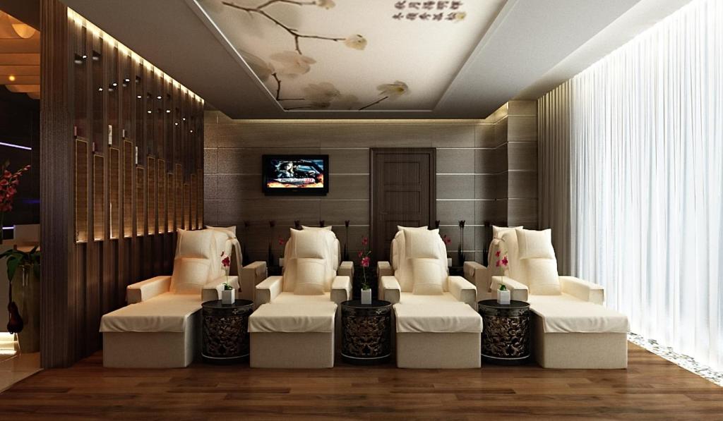 Posezení v ubytování Athena Hotel