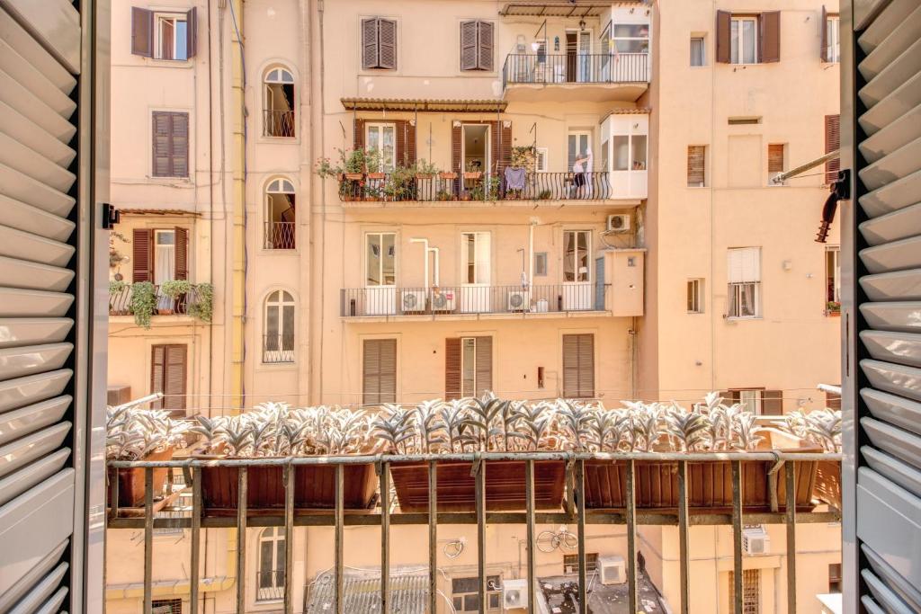 Balkón nebo terasa v ubytování Hotel Corona