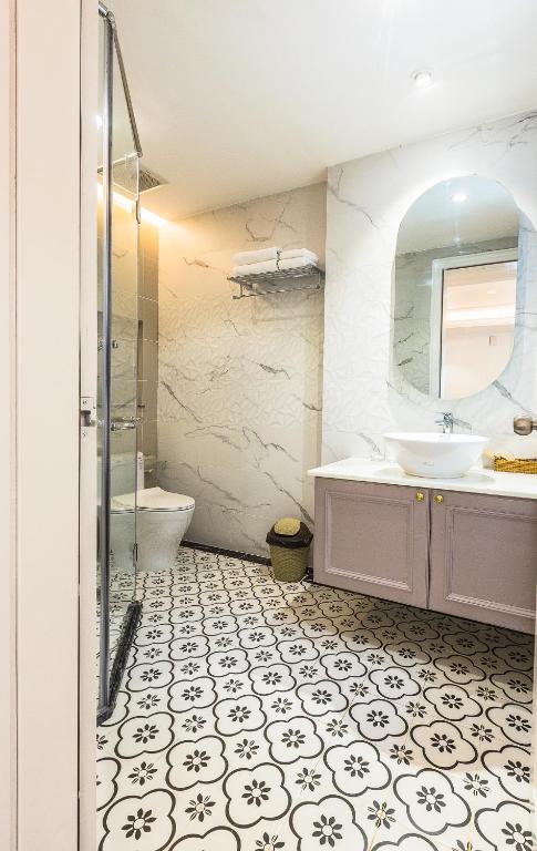 Koupelna v ubytování Ngan Ha 2 Apartment