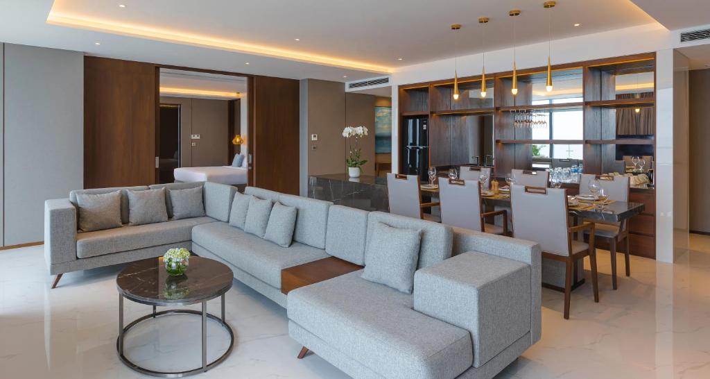 Posezení v ubytování Sel de Mer Hotel & Suites