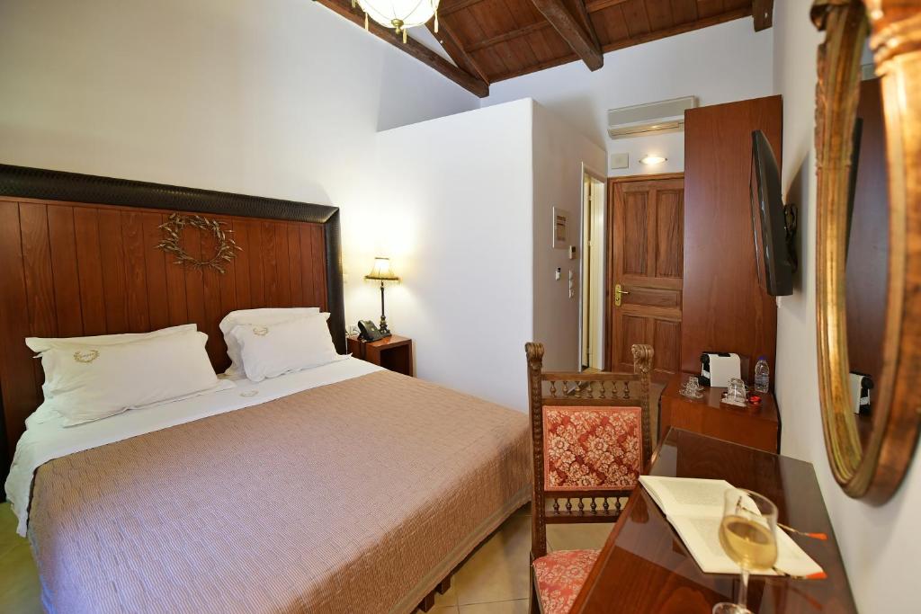 Letto o letti in una camera di Hotel Sophia