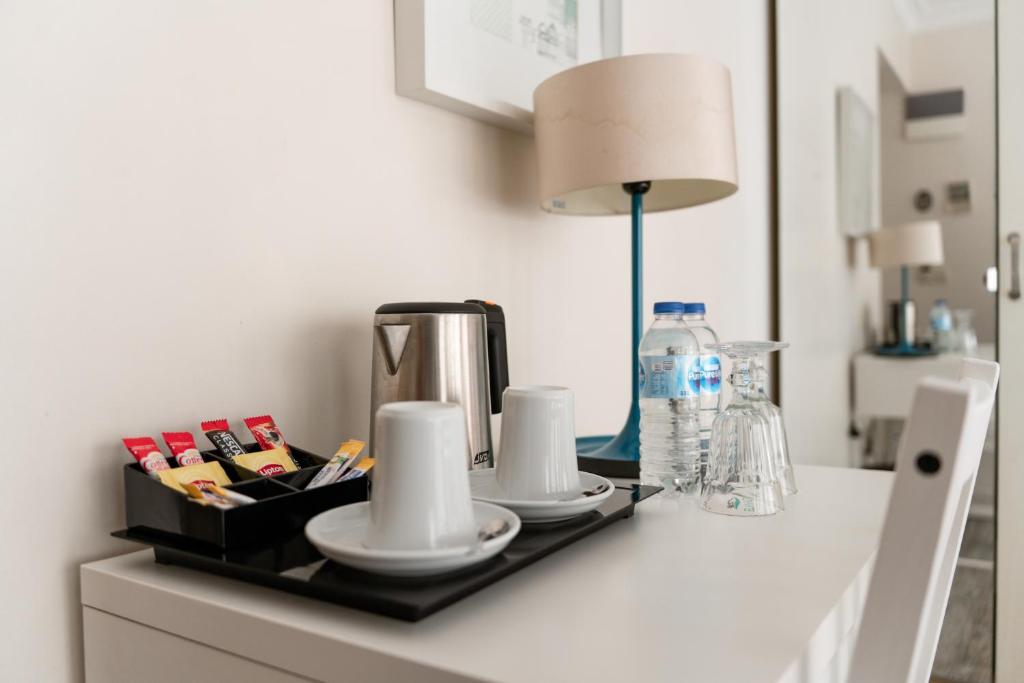 Coffee and tea making facilities at Elanaz Hotel
