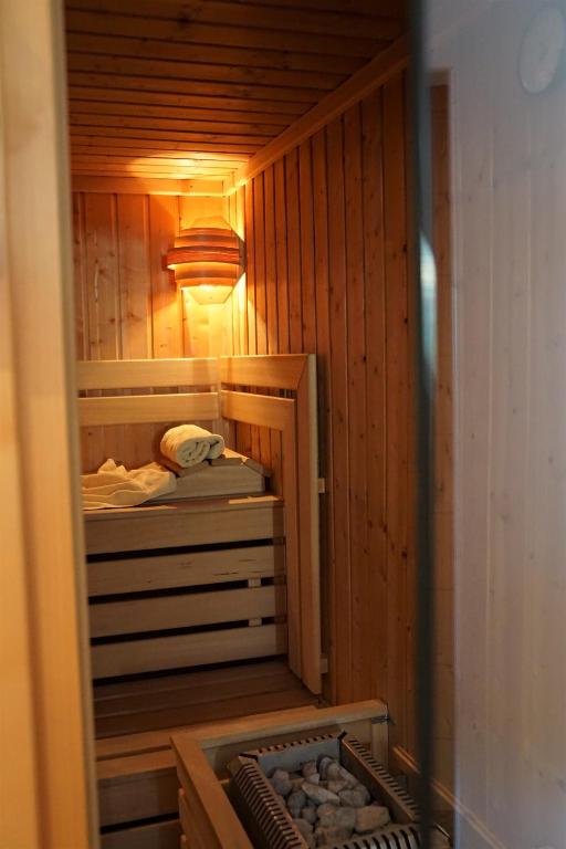 Postel nebo postele na pokoji v ubytování Landhaus Metzgerstubn