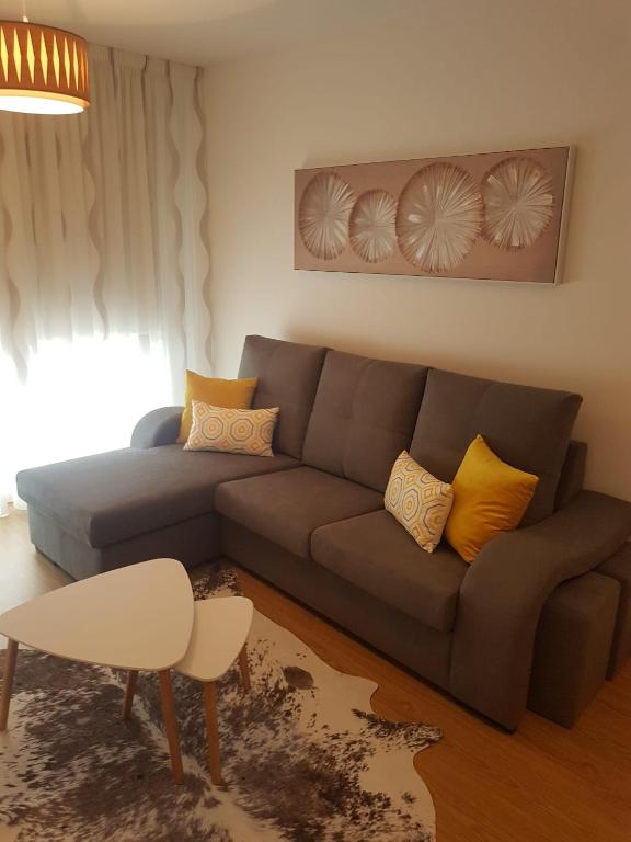 Posezení v ubytování APARTAMENTO A CHILENA
