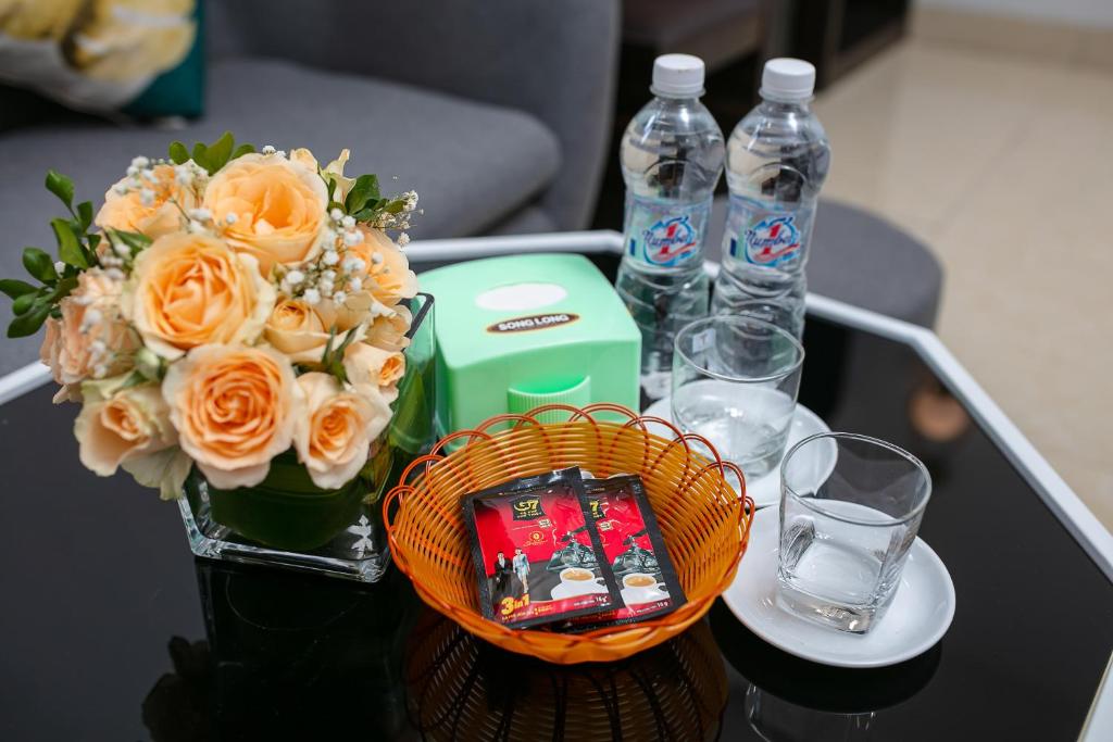 Nápoje v ubytování Hanoi Airport Suites Hostel & Travel