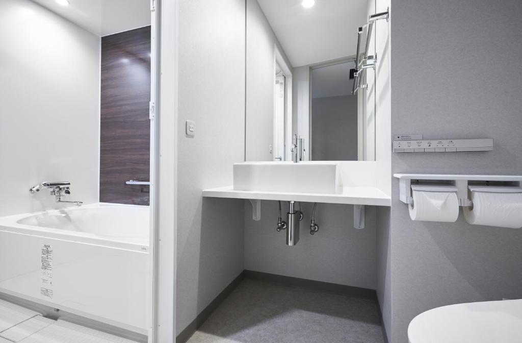 Koupelna v ubytování Daiwa Roynet Hotel Sapporo Nakajima Koen