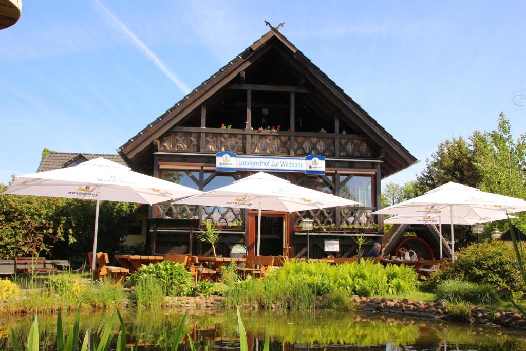 Zahrada ubytování Landgasthof Zur Wildbahn
