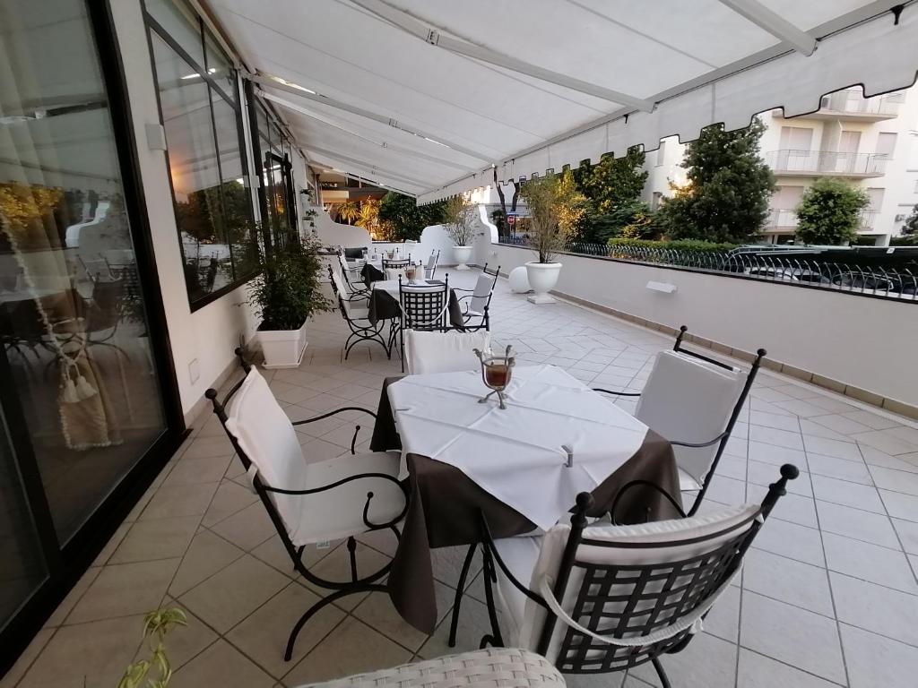 Balkón nebo terasa v ubytování Palace Hotel Regina