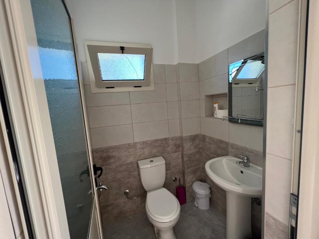 Koupelna v ubytování Guest House Vlore