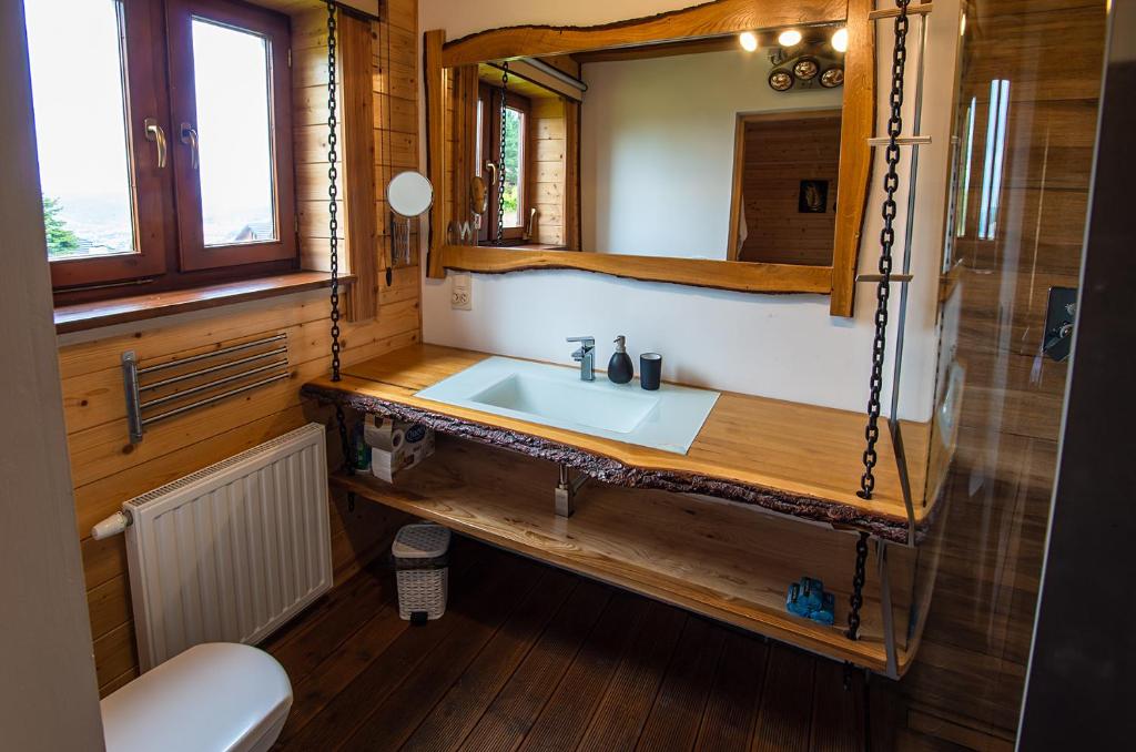 Kúpeľňa v ubytovaní Tarnawianka Apart