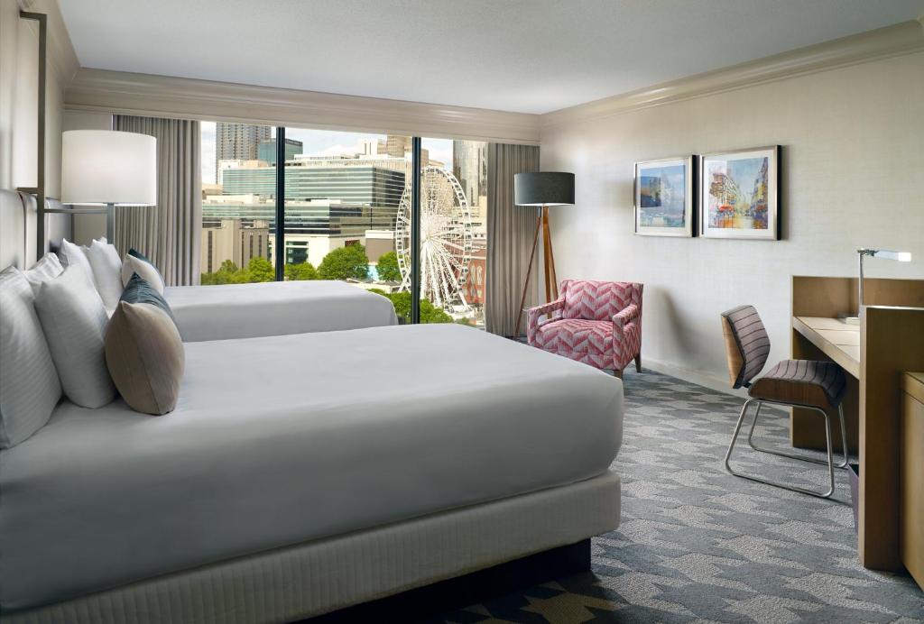 Omni Atlanta Hotel at Centennial Park - Premier Room 2 Dubbele Bedden