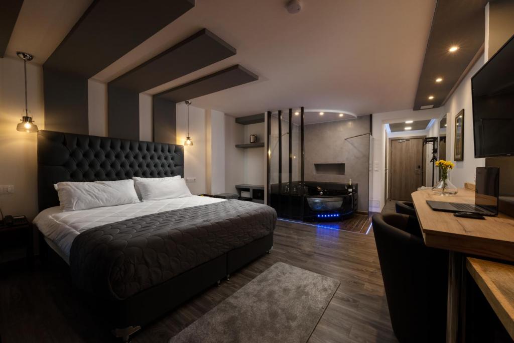 Postel nebo postele na pokoji v ubytování Angelo Spa Resort