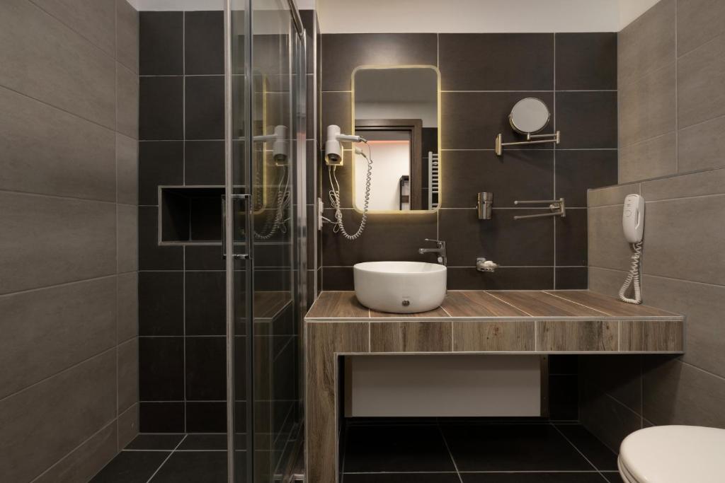 Koupelna v ubytování Angelo Spa Resort