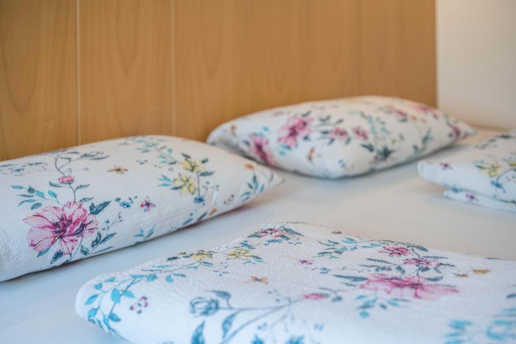 Postel nebo postele na pokoji v ubytování App Sonne Nr 21
