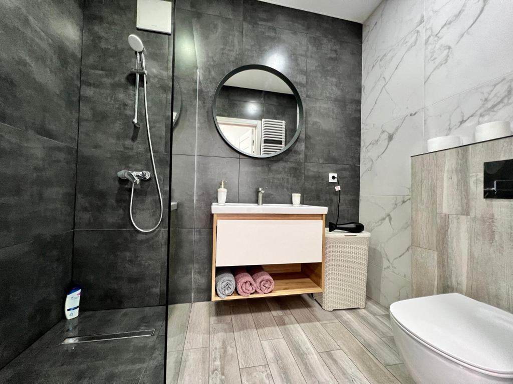 Ванная комната в VIP Квартира в центрі м. Івано-Франківськ