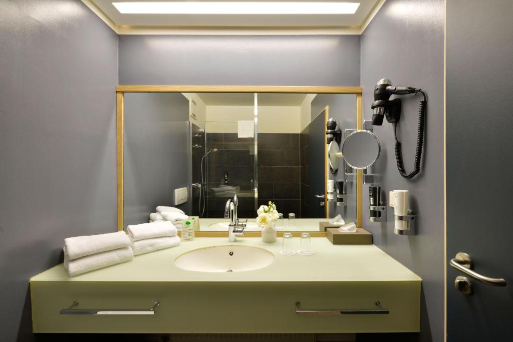 Koupelna v ubytování Landhotel Schnuck