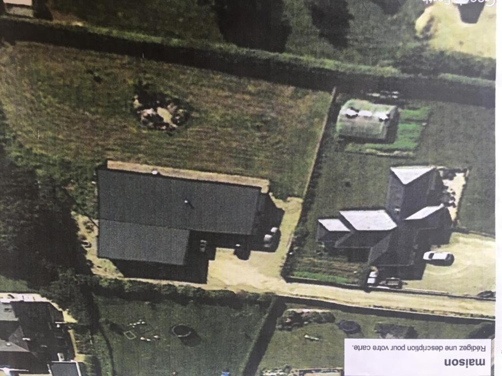 Pohľad z vtáčej perspektívy na ubytovanie Villa des 3 chênes