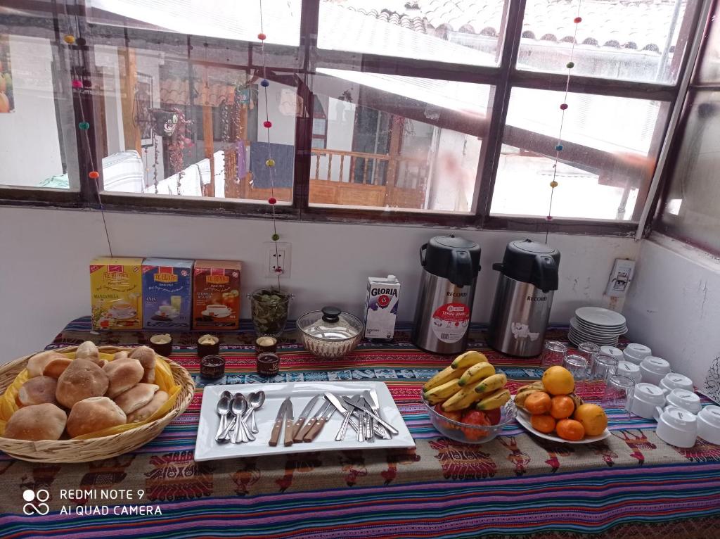 Comida en el hostal o alrededores