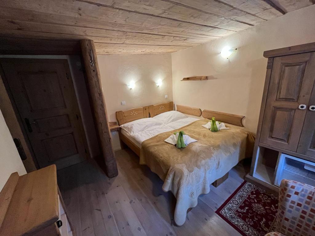 Postel nebo postele na pokoji v ubytování Ubytování Elias